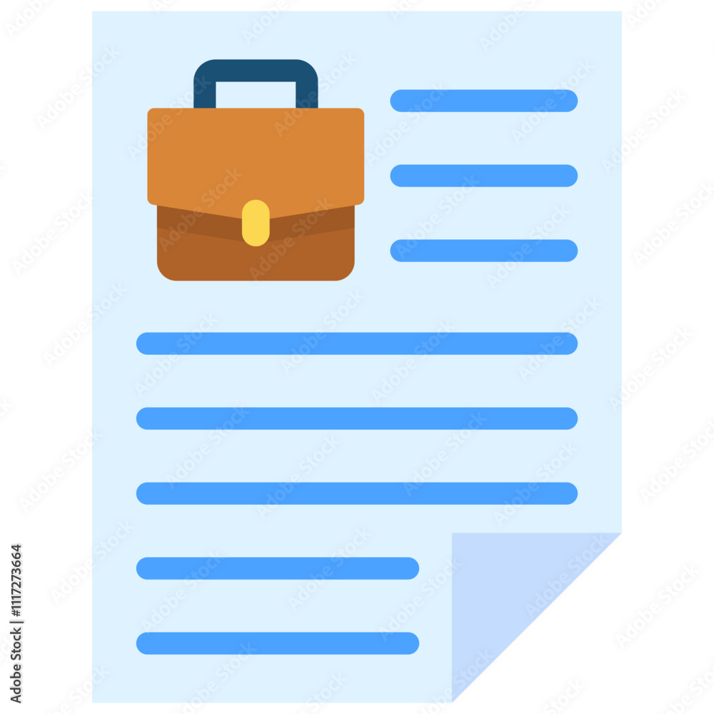 Obraz premium Career Summary Icon