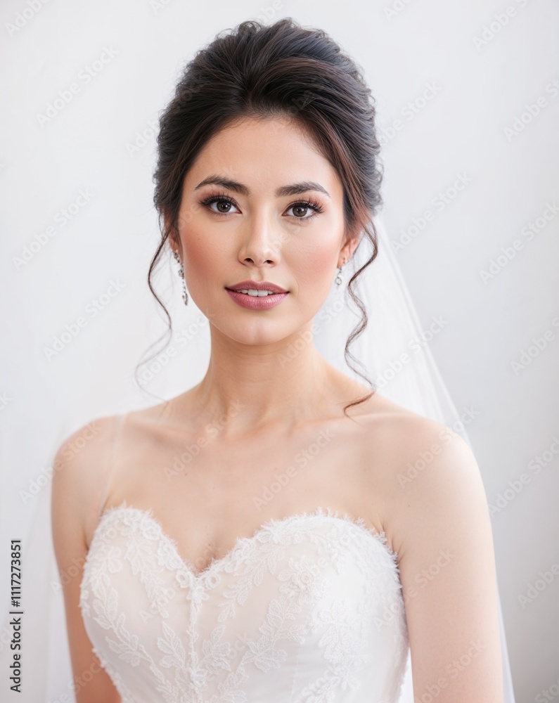 Beautiful bride- bridal hairstyle- bridal portrait Beautiful bride- bridal hairstyle- bridal portrait