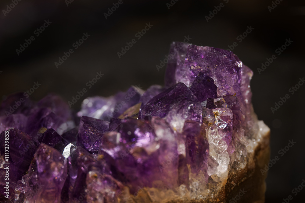 Amethyst displayed in a collection from Australia.
Amethyst displayed in a collection from Australia.