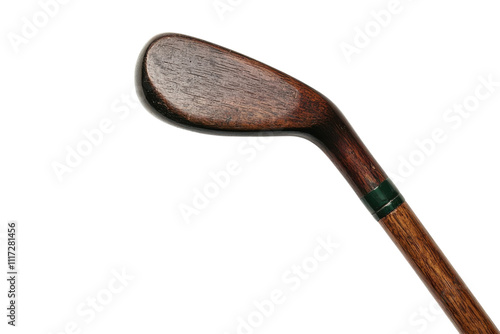 Unique wooden golf club head showcasing craftsmanship and design for avid golfers in a classic style photo