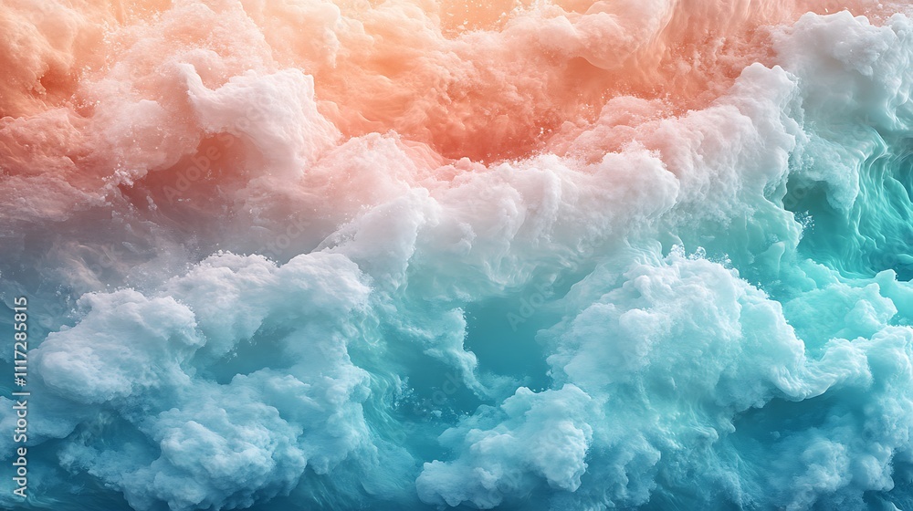 A calming pastel gradient transitioning from soft coral to light teal, enriched with subtle digital noise and glowing highlights, creating a delicate and dreamy look, ultra hd digital artwork. A calming pastel gradient transitioning from soft coral to light teal, enriched with subtle digital noise and glowing highlights, creating a delicate and dreamy look, ultra hd digital artwork.
