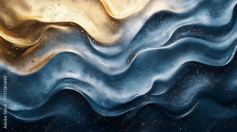 A captivating gold-to-silver gradient, accented with fine noise textures and faint glowing patterns, creating a sleek and luxurious metallic aesthetic, ultra high-definition design. --ar 16:9