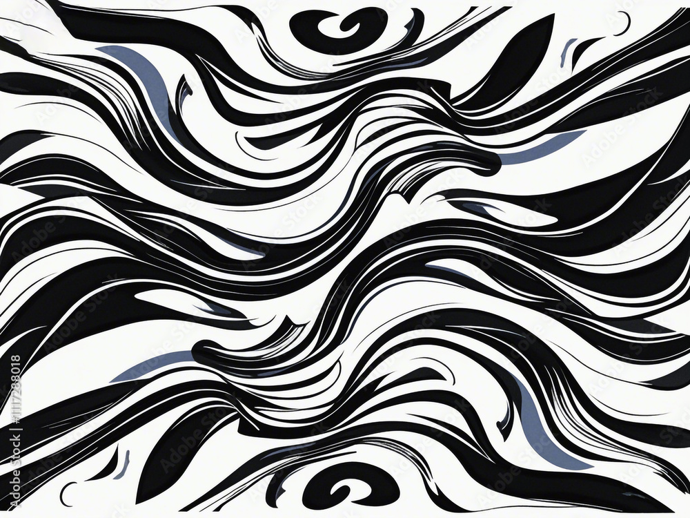 Abstract pattern background with hand drawn swirly lines in black and white Abstract pattern background with hand drawn swirly lines in black and white