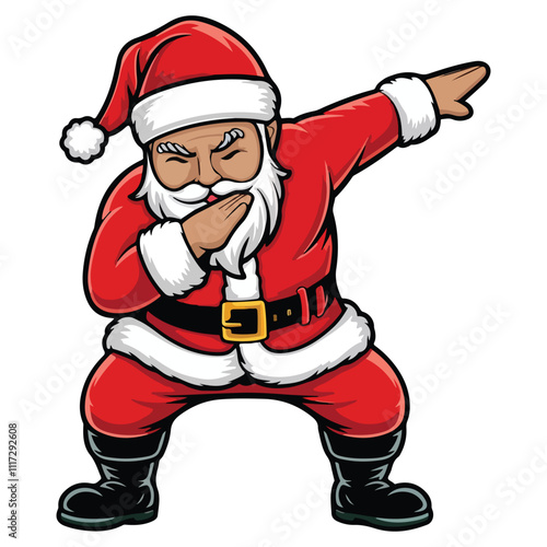 Dabbing Santa Claus For Christmas