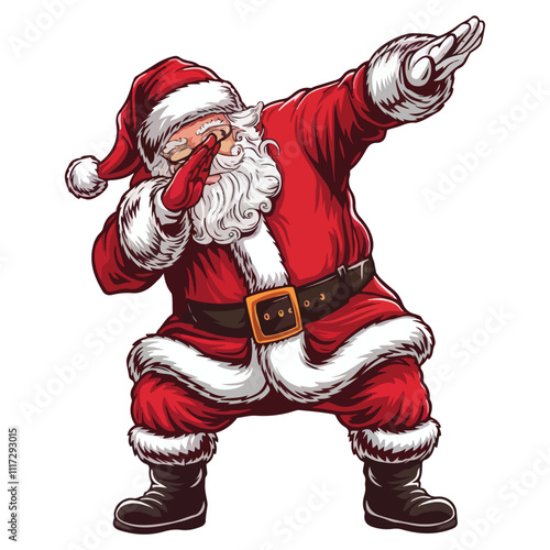 Dabbing Santa Claus For Christmas