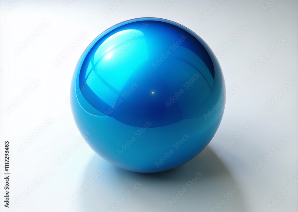 Abstract Blue Sphere 3D Render - Background Design Abstract Blue Sphere 3D Render - Background Design