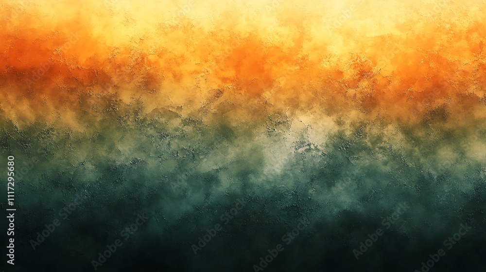 A seamless earthy gradient blending dusty orange into moss green, textured with delicate noise and faint glowing highlights, creating a calming and organic effect, hd quality. --ar 16:9 A seamless earthy gradient blending dusty orange into moss green, textured with delicate noise and faint glowing highlights, creating a calming and organic effect, hd quality. --ar 16:9