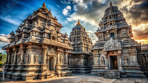 Mauritius Tamil Hindu Temple Urban Exploration AI Photo