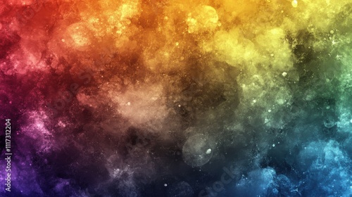 Abstract colorful space nebula.