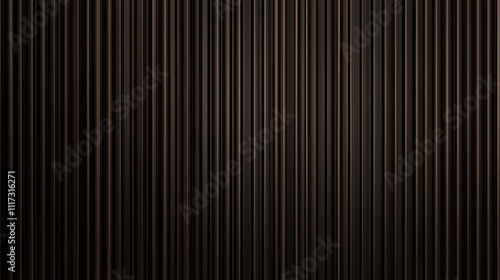 Dark brown vertical lines on a black background photo