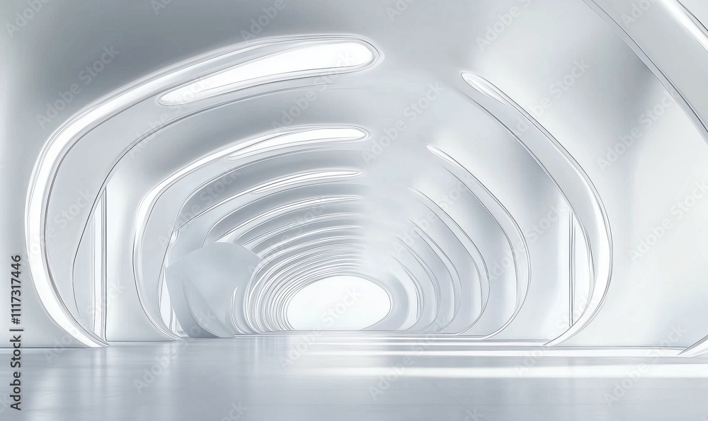 Obraz premium abstract 3d tunnel 
