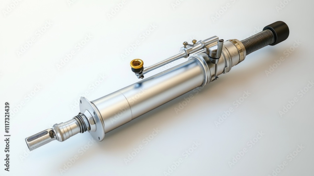 Silver Metal Industrial Hydraulic Device Component Silver Metal Industrial Hydraulic Device Component