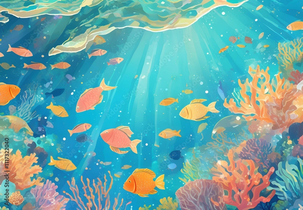 pattern with fishes pattern with fishes