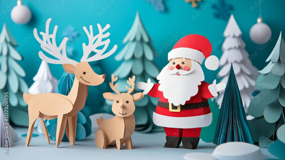 Santa Claus and Snowman Cartoon Spreading Christmas Cheer.Cute Christmas Cartoon: Santa and Snowman in Winter Wonderland.A Whimsical Christmas Cartoon Scene Santa Claus and Snowman Cartoon Spreading Christmas Cheer.Cute Christmas Cartoon: Santa and Snowman in Winter Wonderland.A Whimsical Christmas Cartoon Scene