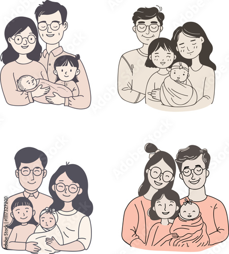 Family Moments: Celebrating New Life