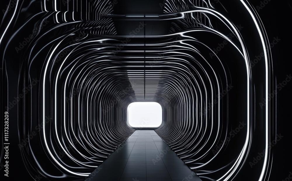 Fototapeta premium tunnel of light 