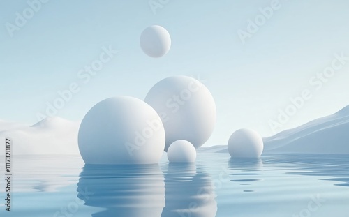 eggs in the snow
