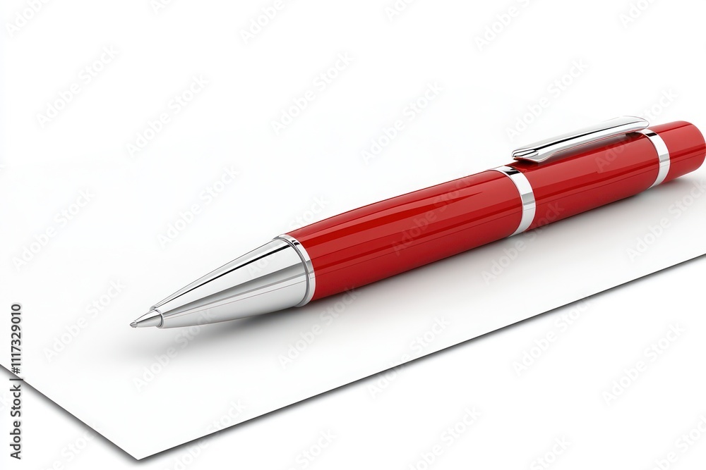 3D pen and paper symbolizing the art of impactful writing and expression, clear design. 3D pen and paper symbolizing the art of impactful writing and expression, clear design.