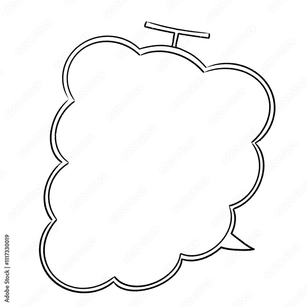 白黒 ぶどうの吹き出し 白黒 ぶどうの吹き出し