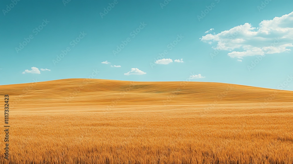 Verdant Horizon Adventures, Golden Wheat Fields Under a Clear Blue Sky Verdant Horizon Adventures, Golden Wheat Fields Under a Clear Blue Sky