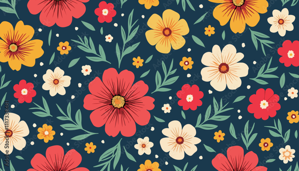 custom made wallpaper toronto digitalFloral Pattern Design