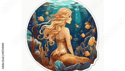 beautiful mermaid under the sea 006
