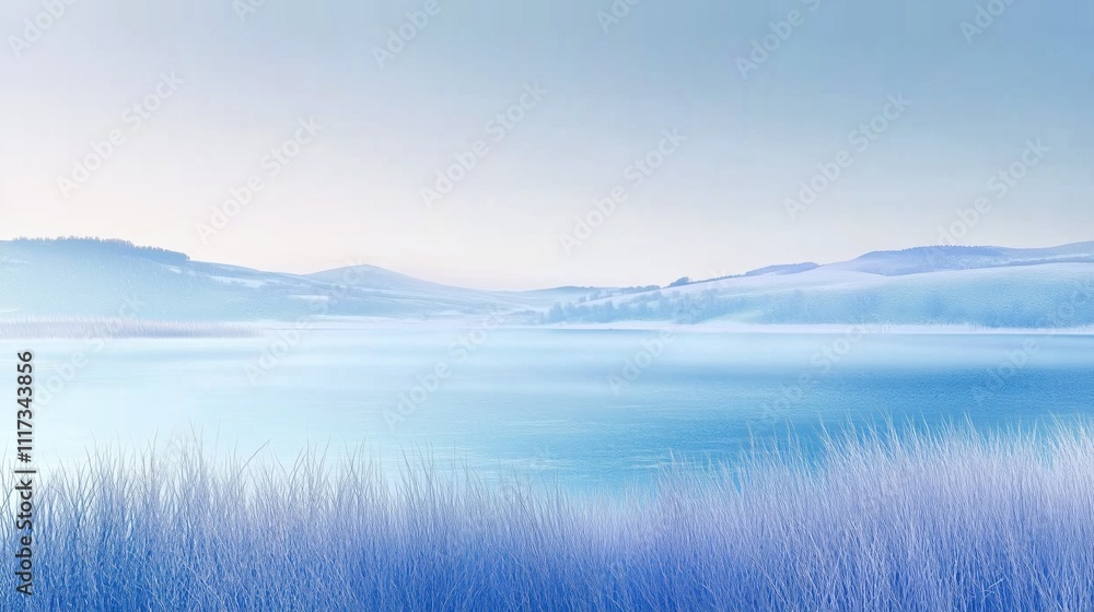 Fototapeta premium lake in the mountains