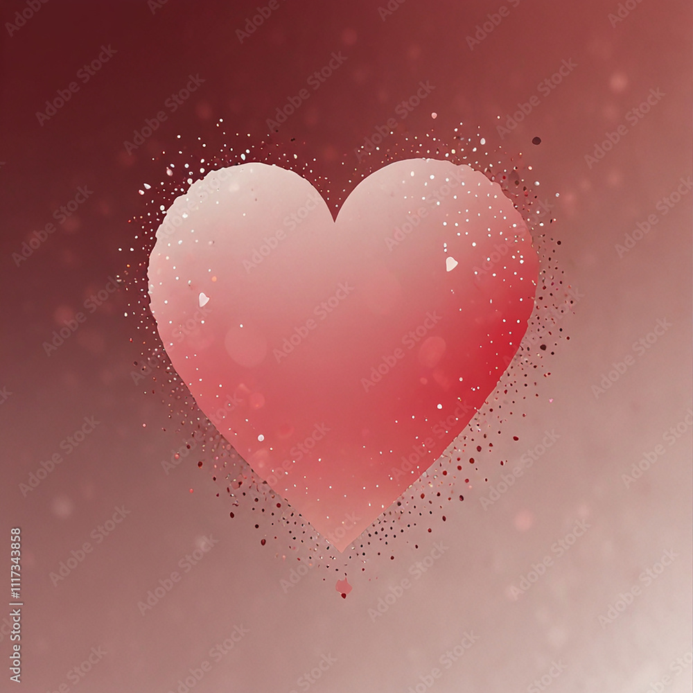 abstract red heart abstract red heart
