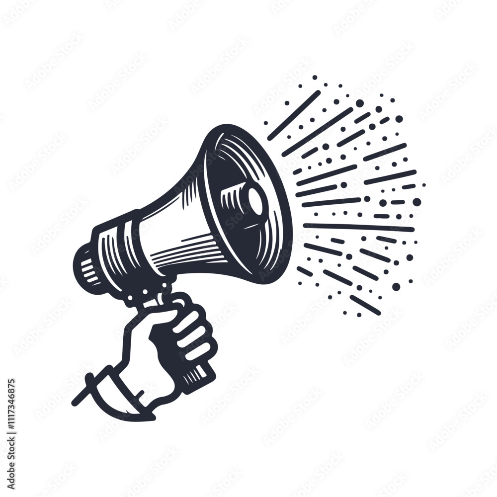 Megaphone Vector Design Illustration Megaphone Vector Design Illustration