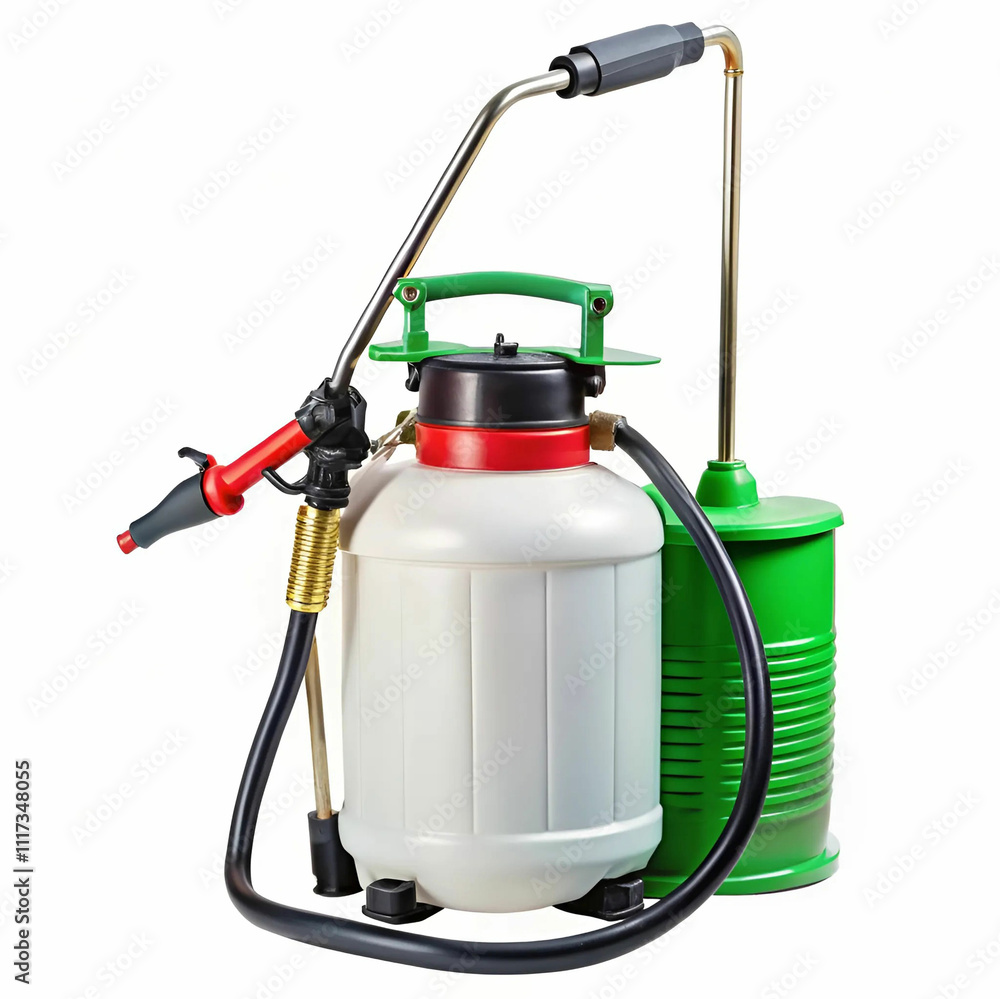 Fototapeta premium A sprayer pump, featuring a sleek, functional design with a nozzle