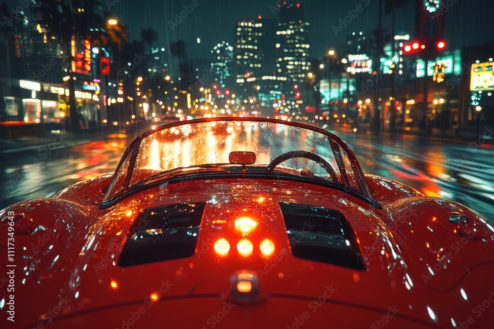 traffic in night traffic in night