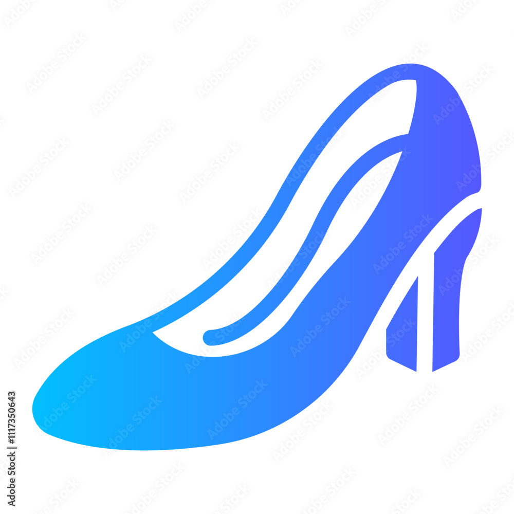 cinderella shoe Gradient icon cinderella shoe Gradient icon