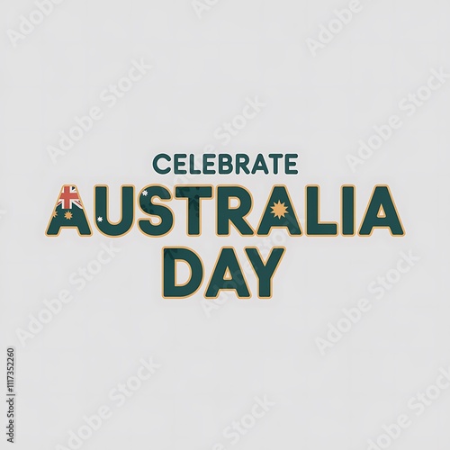 Celebrate Australia Day National Holiday Graphic Design photo