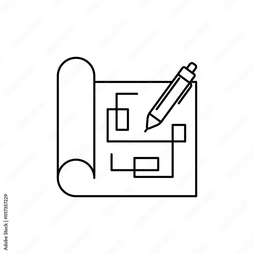 Outline icon Blueprint for Spanner, a blueprint for engineering projects that require planning. Outline icon Blueprint for Spanner, a blueprint for engineering projects that require planning.