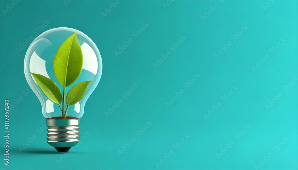 A light bulb with green leaves symbolizes eco-friendliness and sustainable energy, blending nature and technology for a greener future. A light bulb with green leaves symbolizes eco-friendliness and sustainable energy, blending nature and technology for a greener future.