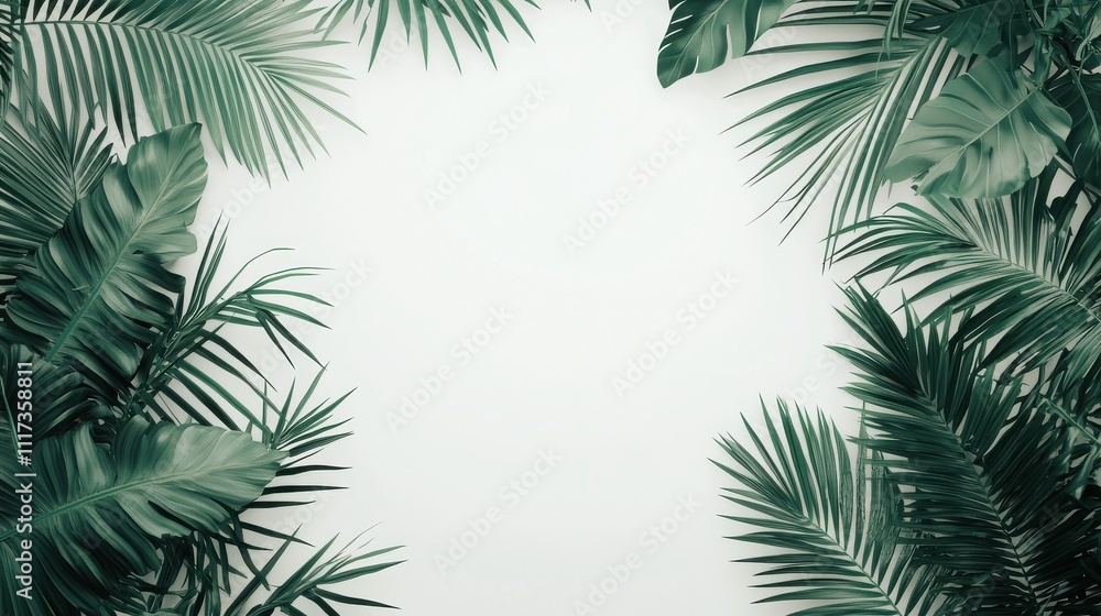 Fototapeta premium Timelapse-inspired rainforest scene lush greenery nature photography tropical environment aerial view vibrant ecosystem highlights the beauty of biodiversity