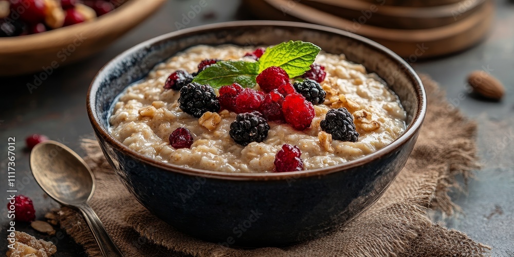 Health porridge served in a kiln style bowl captures the essence of nutritious meals. Enjoy the comforting flavors of health porridge, ideal for a wholesome diet and delicious nourishment. Health porridge served in a kiln style bowl captures the essence of nutritious meals. Enjoy the comforting flavors of health porridge, ideal for a wholesome diet and delicious nourishment.