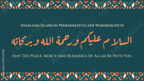 Islamic Greetings in Arabic Text and Their Meanings