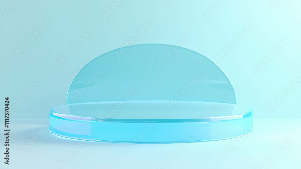 3D Product Stand with Clean Edges and Soft Shape for Modern Display Solutions 3D Product Stand with Clean Edges and Soft Shape for Modern Display Solutions