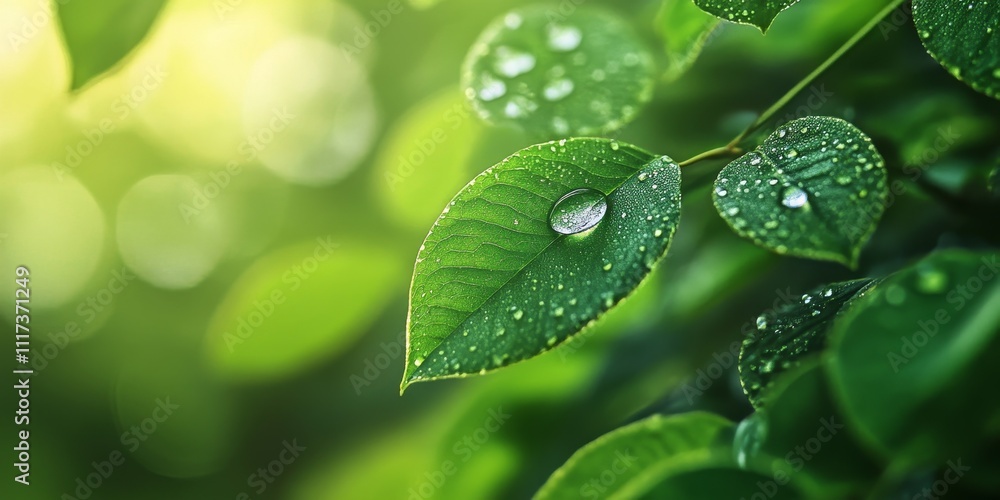 Morning dewdrop gracefully rests on vibrant green leaves, showcasing the beauty of nature in the early hours. This dewdrop on green leaves captures the essence of a fresh morning. Morning dewdrop gracefully rests on vibrant green leaves, showcasing the beauty of nature in the early hours. This dewdrop on green leaves captures the essence of a fresh morning.
