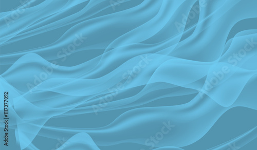 Realistic Fluttering Cloths Background Vector