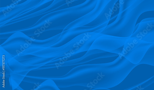 Realistic Fluttering Cloths Background Vector