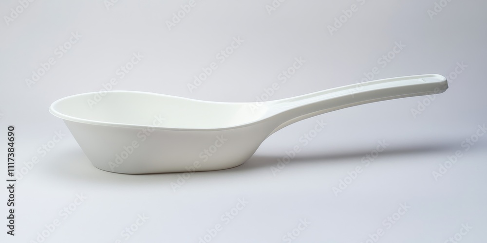Plastic scoop featured in isolation against a white background, ideal for various uses such as a milk powder scoop or washing powder scoop, demonstrating versatility and functionality of the plastic Plastic scoop featured in isolation against a white background, ideal for various uses such as a milk powder scoop or washing powder scoop, demonstrating versatility and functionality of the plastic