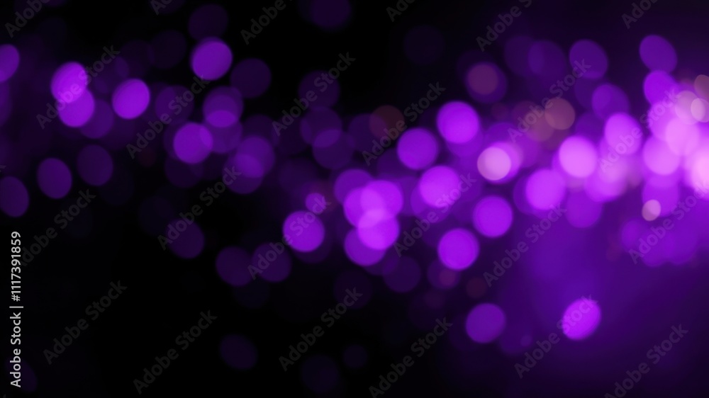 Abstract Purple Bokeh Lights Background - A Blurred Pattern of Soft, Circular Glows in Deep Violet Hues Abstract Purple Bokeh Lights Background - A Blurred Pattern of Soft, Circular Glows in Deep Violet Hues