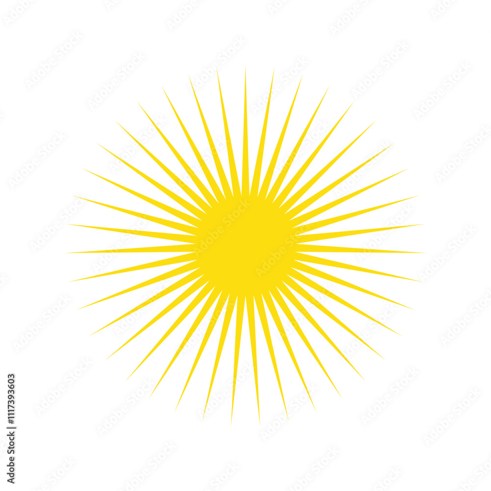 Sun Logo Template Icon