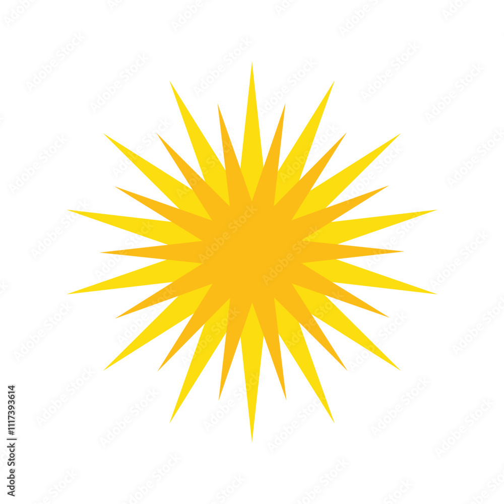 Sun Logo Template Icon