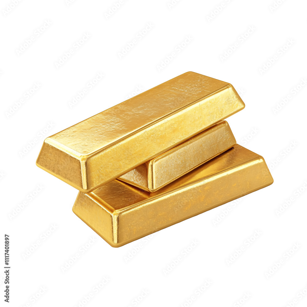 Shiny gold bars isolated on transparent background, wealth and finance. Shiny gold bars isolated on transparent background, wealth and finance.