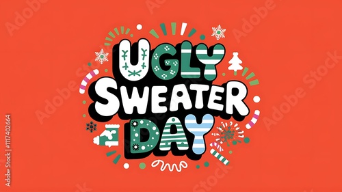 Ugly Sweater Day festive celebration design