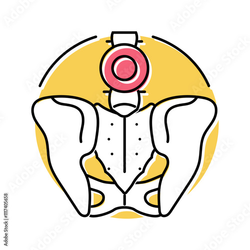 leg cramps osteoporosis symptom color icon vector. leg cramps osteoporosis symptom sign. isolated symbol illustration