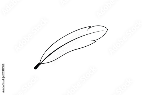 feather drawing